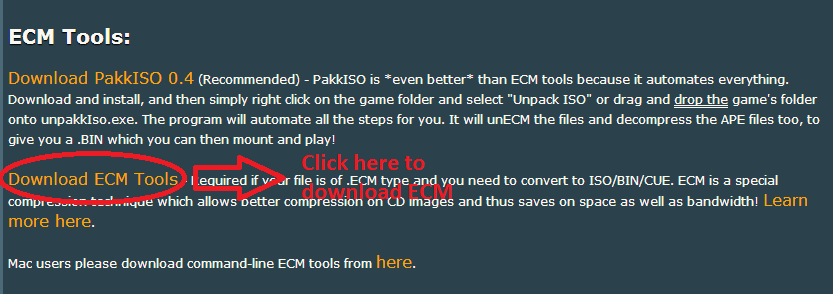how to use ecm tools for psx